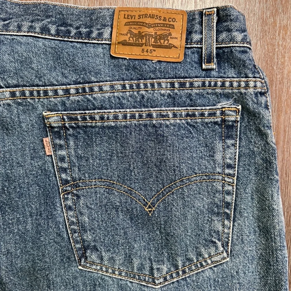 2002‎ Levi's 545 Jeans Mens W44 L30 Loose Fit Denim Blue Comfort Y2K